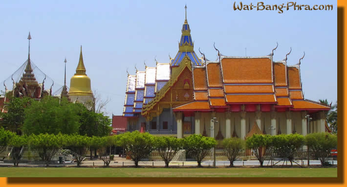 Wat Bang Phra the Tattoo Temple from outside